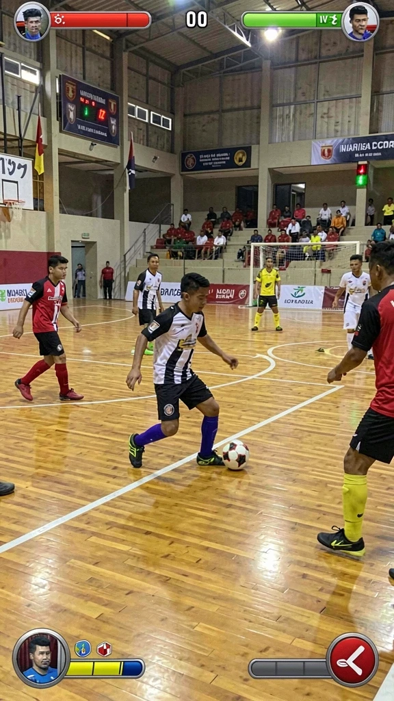 f08 - Momen seru saat bermain dengan teman-teman.