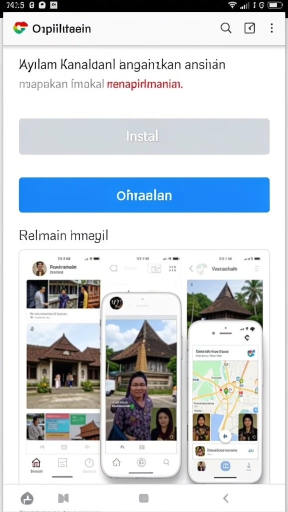 piontogel - Tampilan antarmuka aplikasi yang modern dan menarik.